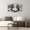 Wallity, Love Tree, nástěnná dekorace, černá, kov, 116 x 71 Náhled obrázku produktu 2