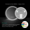 EMKE Miroir de salle de bain LED Miroir de salle de bain Voir les images du produit 6
