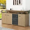 STILVORA Sideboard mit drei Türen und drei Schubladen, Produktbild-Vorschau 1