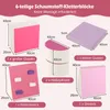 COSTWAY 6-Teiliges Schaumstoff-Kletterblock-Set, leichtes Produktbild-Vorschau 2