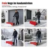Profi Schneeschieber mit Rädern Höhenverstellbar Produktbild-Vorschau 5
