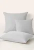 Satin Kissenbezug 100% Baumwolle 40X40 Hellgrau Produktbild-Vorschau 3