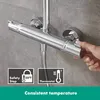 Hansgrohe Croma 160 Showerpipe Brausearm 270mm chrom Nr. Produktbild-Vorschau 5