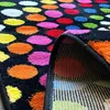 Teppich Kurzflor Bunt Wohnzimmer Patchwork Wellen Punkte Produktbild-Vorschau 4