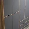 Skye Decor, Elina - 7200, Kleiderschrank, Dore, 100 % Náhled obrázku produktu 3