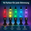 16 Farben Lava Lampe mit Fernbedienung LED 2W, Glas Produktbild-Vorschau 6