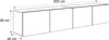 Idohome TV-Lowboard Angel 200 cm Kaschmir – Fernsehschrank, Produktbild-Vorschau 7