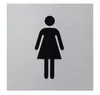 Klebeschild WC Damen" 80x80 mm" Produktbild-Vorschau 2