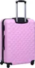 vidaXL Trolley à coque dure rose ABS Voir les images du produit 3
