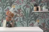 Vliestapete Dschungel Tapete Grün Blau Naturoptik 397482 Produktbild-Vorschau 4