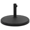 vidaXL Base per ombrellone rotonda 19 kg in poliresina nera Anteprima dell’immagine prodotto 6