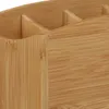 organizér na stůl relaxdays bamboo 4 přihrádky Náhled obrázku produktu 4