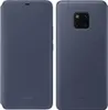 A blue Huawei flip case for a phone, shown from the front and back. Produktbild-Vorschau