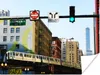 MuchoWow® Poster Chicago - U-Bahn - Ampel 160x120 cm - Foto Produktbild-Vorschau 2