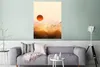 MuchoWow® Poster Malerei - Sonne - Landschaft - Vögel Produktbild-Vorschau 5