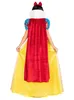 A person wearing a Snow White costume from the back. Produktbild-Vorschau