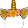 LED Einhorn Haarreif Unicorn bunt blinkend Leuchtend Produktbild-Vorschau 7