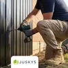 JUSKYS® Profilblech - Anthrazit 12er Set, verzinkter Stahl, Produktbild-Vorschau 7