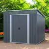 osoltus Metall Gerätehaus Pultdach Geräteschuppen T 279cm x Produktbild-Vorschau 2