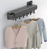 séchoir à linge mural (2 pôles), cintre pliable, séchoir à Voir les images du produit 10