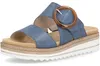 Scarpe da donna Remonte, sandali, comodi, infradito, blu, Anteprima dell’immagine prodotto 10