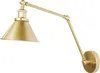 BELIANI Zestaw 2 lamp ściennych złoty metalowy klosz Podgląd zdjęcia produktu 6