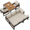 Garten-Lounge-Set, Gartensofa mit Esstisch aus Massivholz, Produktbild-Vorschau 20