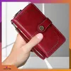 OMNA | Porte-monnaie en cuir pour femme ROUGE - Grand - Voir les images du produit 5