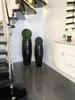 VIVANNO Bodenvase Fiberglas MAGNUM Rund, Hochglanzschwarz Produktbild-Vorschau 7