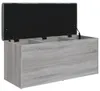 vidaXL Lavice s úložným prostorem Grey Sonoma 102x42x45 cm Náhled obrázku produktu 4