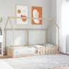 vidaXL Detská postieľka 90x200 cm z masívneho borovicového Náhľad obrázku produktu 2