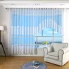 Bogenstore Barock Gardine Jacquard, 145x450, Blumenmuster Produktbild-Vorschau 2