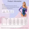 Damen Metallic Body XL – Glänzender Langarmig Ballettanzug, Produktbild-Vorschau 3