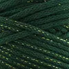 Baumwollkordel KOKONKI 5mm, 100m, Flaschengrün mit goldenem Produktbild-Vorschau 3