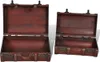 vidaXL Dekokoffer aus Holz 2 Stk. Retro-Stil Braun Produktbild-Vorschau 4