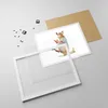 Gerahmtes Poster - Weißer Rahmen - Känguru Mama Kind - Produktbild-Vorschau 4