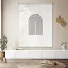 MuchoWow® Wandteppich Wandbehang Kunst - Schwarz - Weiß - Produktbild-Vorschau 6