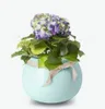 KOTARBAU® Keramik-Blumentopf Rund Minzegrün Übertopf  ⌀ 17 Produktbild-Vorschau 4