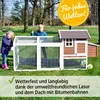 zooprinz Hühnerstall Mobi | Auf Rollen | 248x115x76cm Produktbild-Vorschau 13