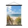MuchoWow® Textilposter Düne - Gras - Meer - Strand 120x160 Produktbild-Vorschau 1