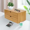 Bambusový organizér na psací stůl Desk Box Desk Butler se Náhled obrázku produktu 8