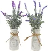Künstlicher Lavendel 32cm in Dekoflasche Lila 1 Stück Produktbild-Vorschau 4
