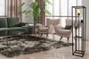Schwarze Loft-Stehlampe Mit Glasschirmen Produktbild-Vorschau 4