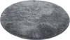 Mikrofaser-Badematte 90 cm rund,  Anthrazit 90cm Produktbild-Vorschau 1