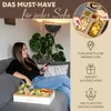 eluno Couchbar, Serviertablett, Sofatablett aus Bambus mit Produktbild-Vorschau 2