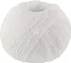 A ball of white yarn on a white background. Produktbild-Vorschau