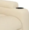 vidaXL Massagesessel Creme Stoff Produktbild-Vorschau 12