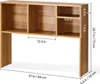 SucceBuy Bibliothèque de bureau en bois à 1 niveau, Voir les images du produit 8