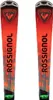 A pair of red and black Rossignol skis. Voir les images du produit