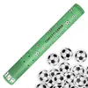 Konfettikanone Fußball 40cm weiß / schwarz 12er Set Produktbild-Vorschau 5